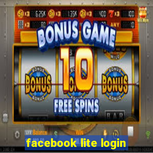 facebook lite login